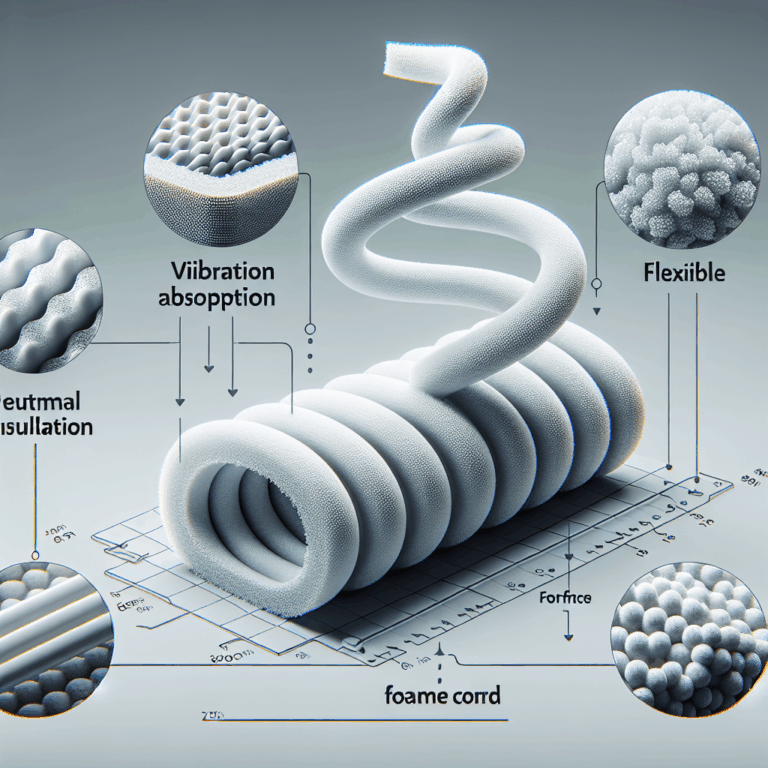 Silikonschaum Schnur – leichte und flexible Lösung gegen Vibration und Wärme