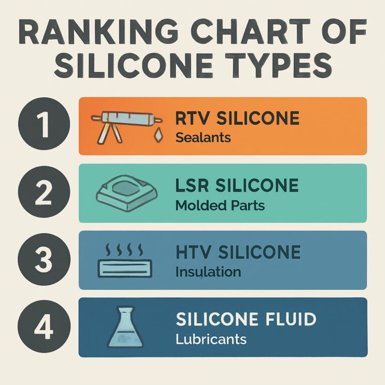 Ranking der Silikonarten für die Industrie – welches Silikon passt am besten zu Ihrer Anwendung?