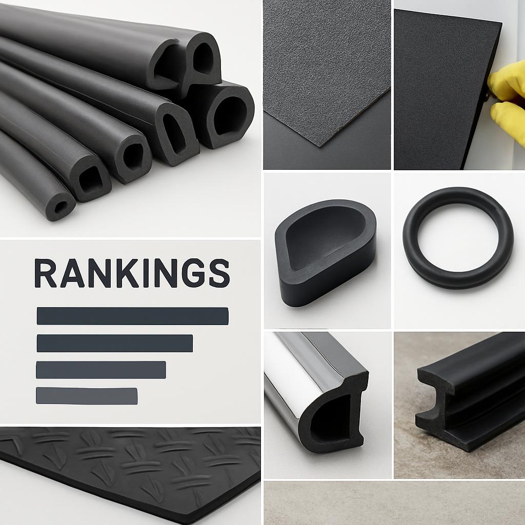 Ranking der Gummiprofile – die wichtigsten Profiltypen, Materialien und Einsatzbereiche